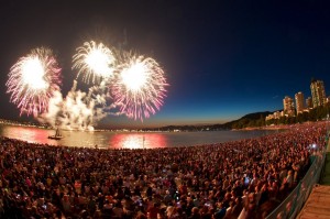 Vancouver fireworks 2011