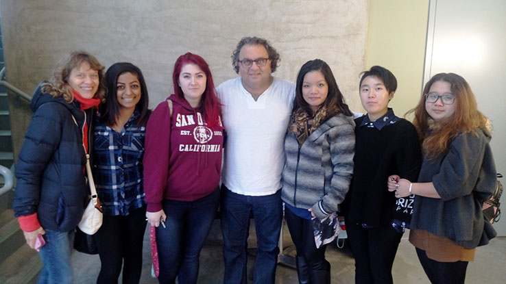 Vikram Vij and Hospitality Students